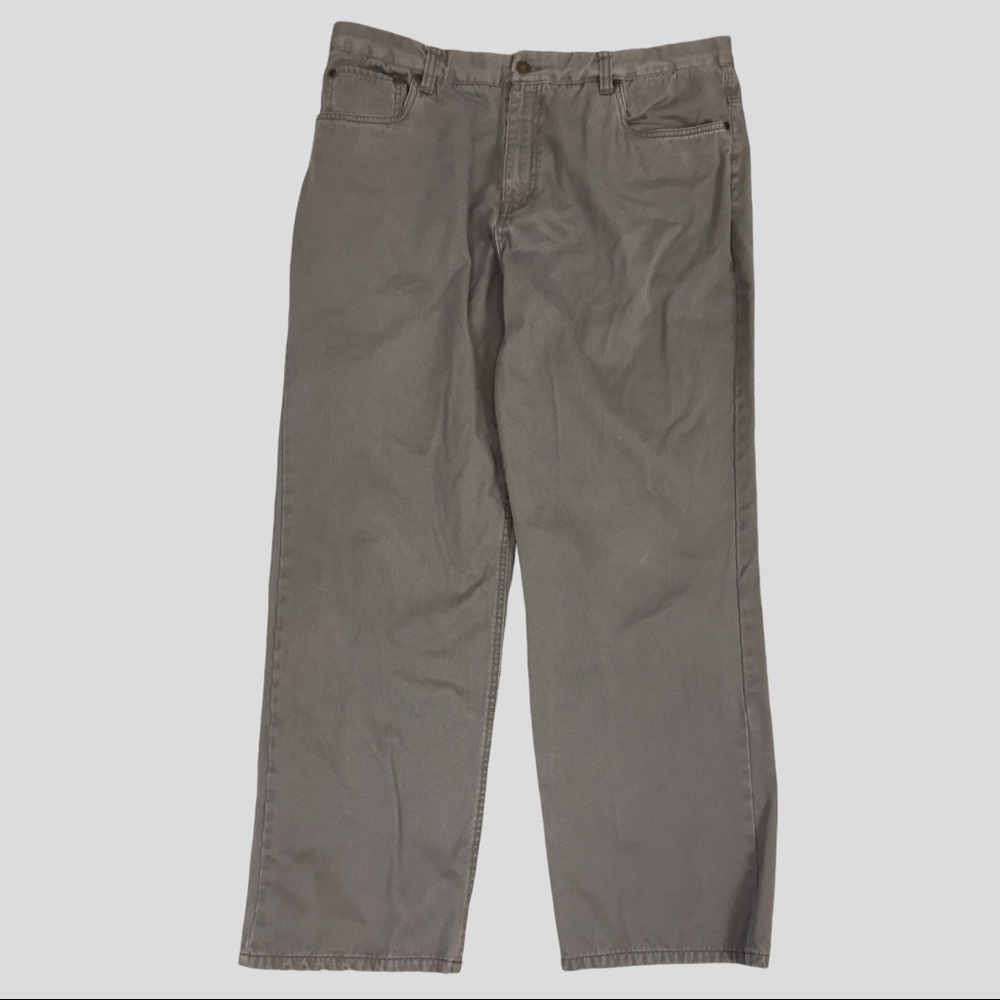 Retreat Gray Jeans Mens 40 X 32 Cotton Relaxed Fit